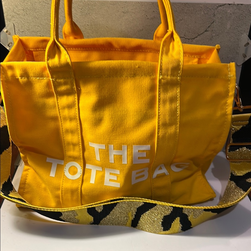 Source Unknown Bright Yellow Tote Bag
